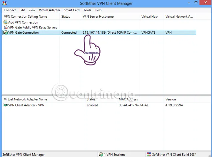 Kết nối thành công