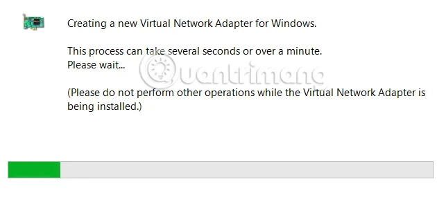 Tạo card mạng ảo