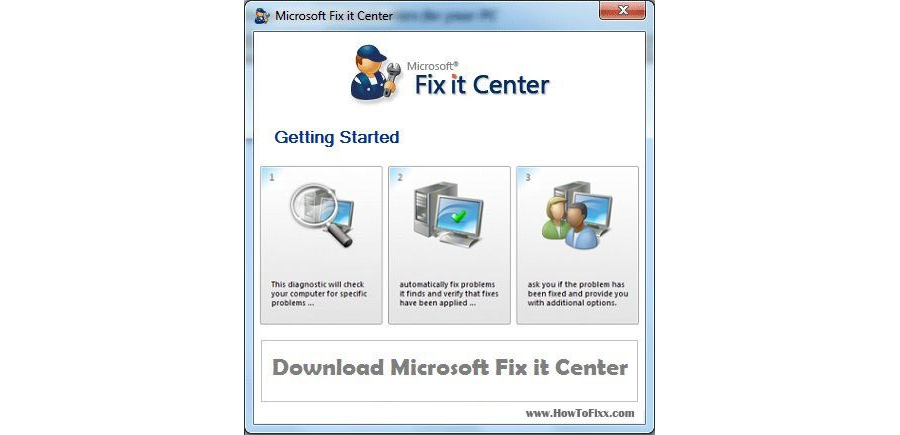 Download Microsoft Fix it tool - Công cụ sửa lỗi windows