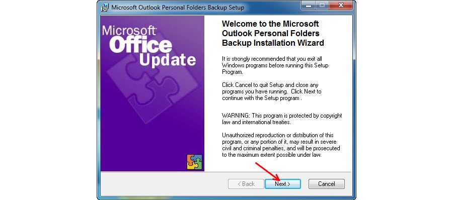 Microsoft Outlook Personal Folders Backup tool - Auto Backup mail outlook