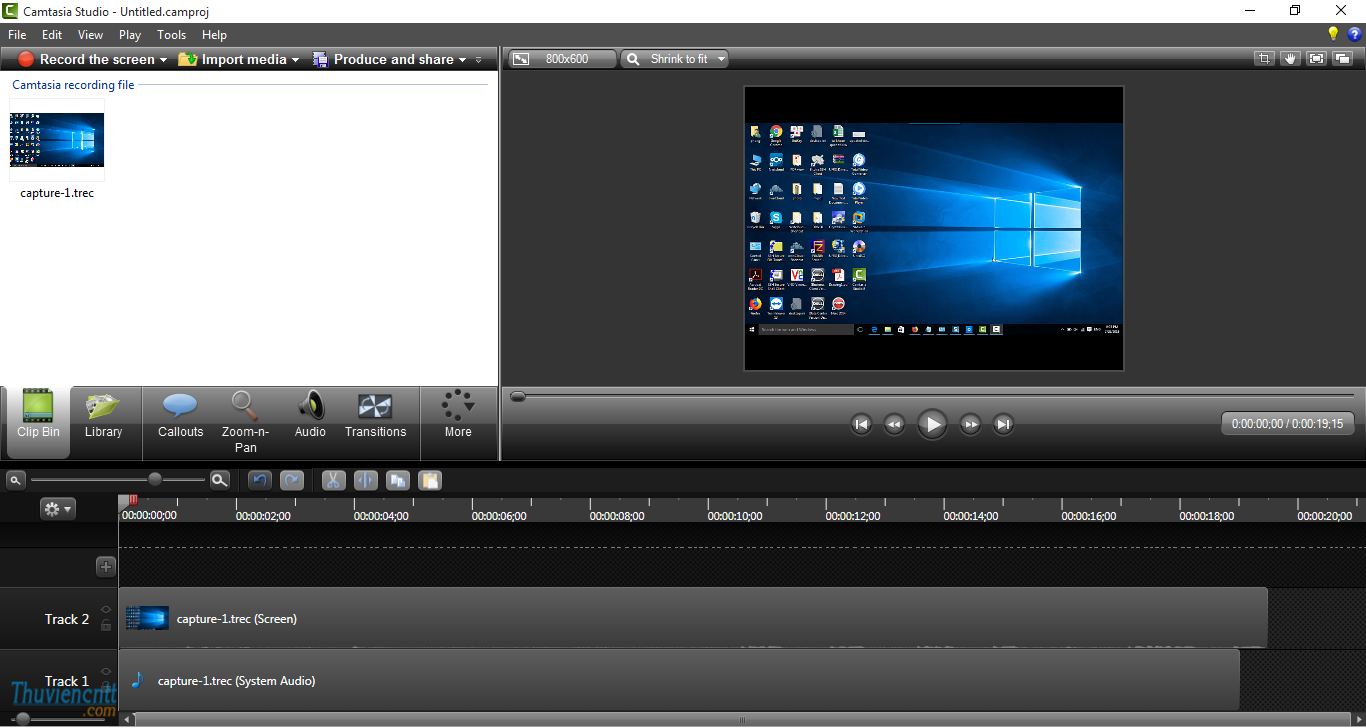 Camtasia 8.4 full key - Phần mềm quay phim màn hình, biên tập video