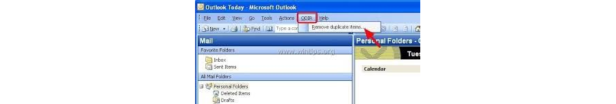 ODIR - Outlook Duplicate Items Remover