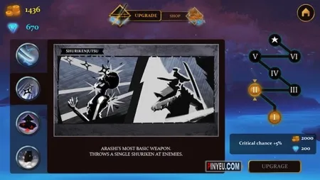 Khám phá các bản đồ đa dạng trong Ninja Arashi